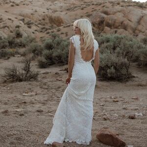 BHLDN Daughters of Simone Lilah Wedding Dress Size XL